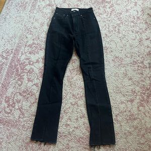 Abercrombie curve love black skinny jeans